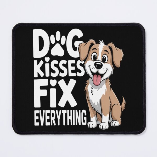 Item preview, Dog Kisses Fix Everything Dog designed and sold by kakashinn.