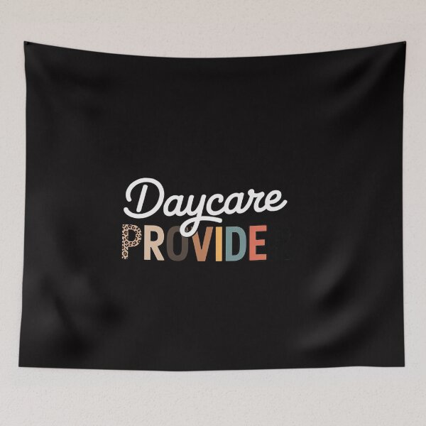 Item preview, Leopard Daycare Provider Job Title School Worker designed and sold by ConceptThena.