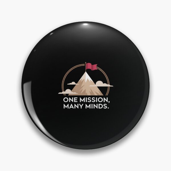 Item preview, One Mission Many Minds Mission Patch designed and sold by Rotasiin.