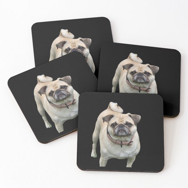 Item preview, Judgy Pug Side Eye – Funny Pug Meme designed and sold by PuggiesWithMugs.