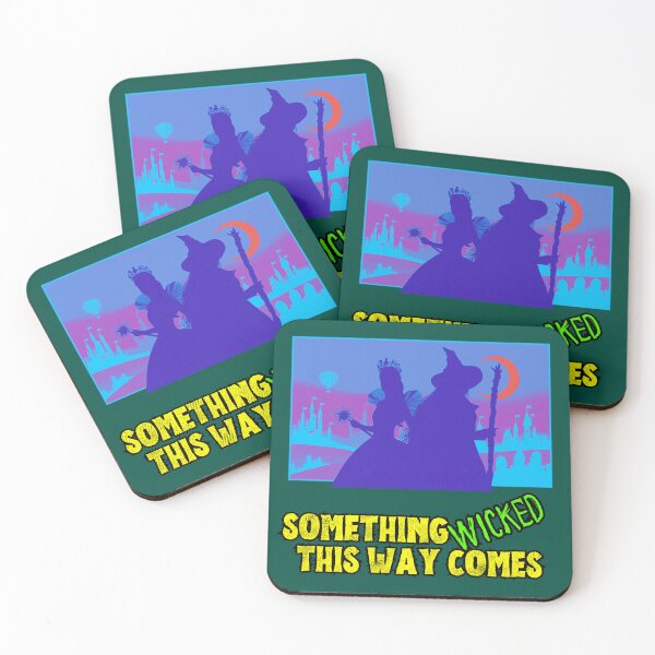 Item preview, SOMETHING WICKED THIS WAY COMES Fantasy Silhouettes | Dark Literary Art designed and sold by Thorn & Ember.