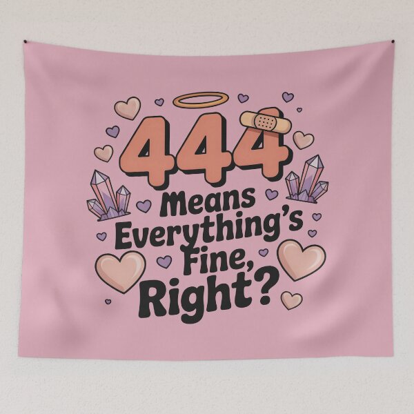 Item preview, 444 Means Everything's Fine Right? designed and sold by CrypticHMystic.
