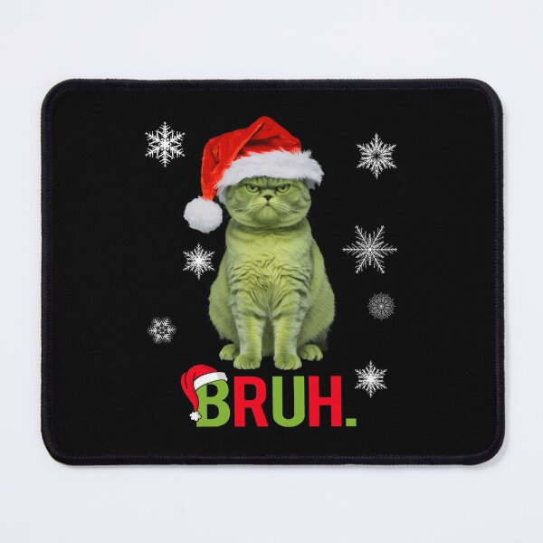 Item preview, Funny Grinch Green Cat Bruh Christmas Gifts designed and sold by Har-vee.