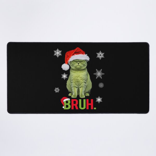 Item preview, Funny Grinch Green Cat Bruh Christmas Gifts  designed and sold by Har-vee.