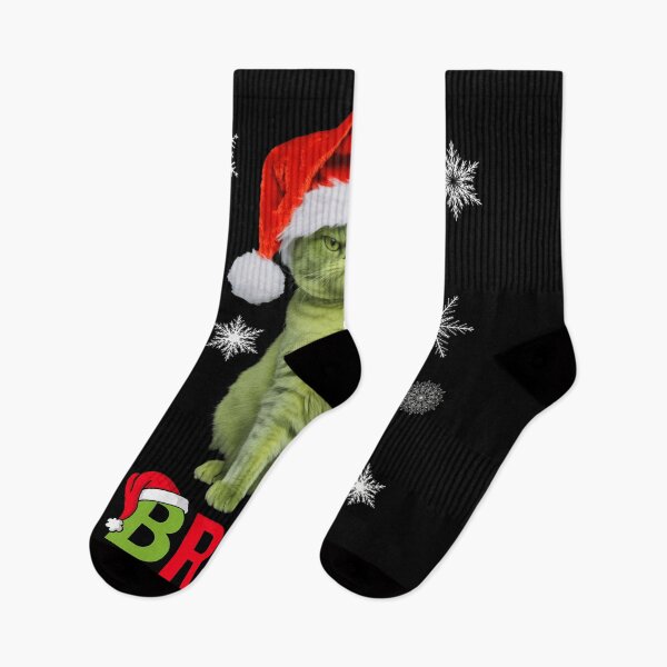 Item preview, Funny Grinch Green Cat Bruh Christmas Gifts  designed and sold by Har-vee.