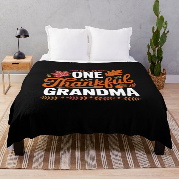 Item preview, One Thankful Grandma Thanksgiving Family Autumn Fall Grandma designed and sold by Rotasiin.