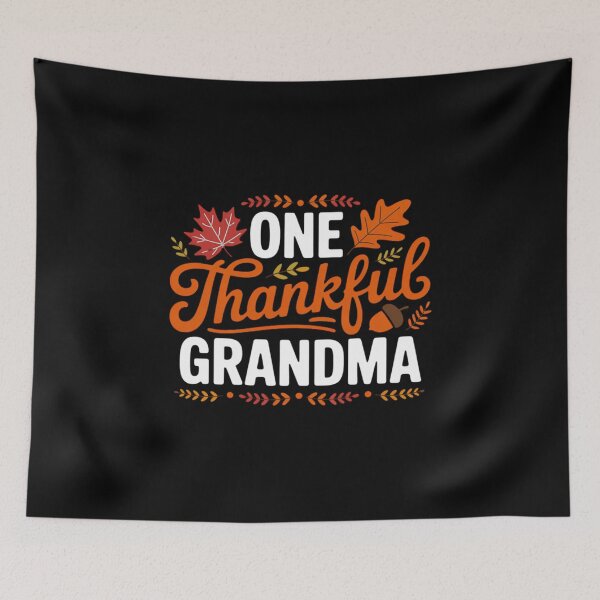 Item preview, One Thankful Grandma Thanksgiving Family Autumn Fall Grandma designed and sold by Rotasiin.