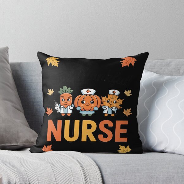 Item preview, One Thankful Nurse Thanksgiving Autumn Fall Pumpkins designed and sold by Rotasiin.