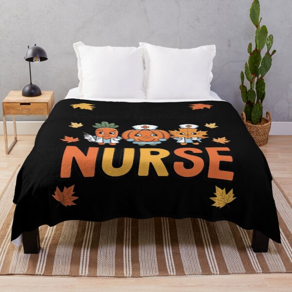 Item preview, One Thankful Nurse Thanksgiving Autumn Fall Pumpkins designed and sold by Rotasiin.