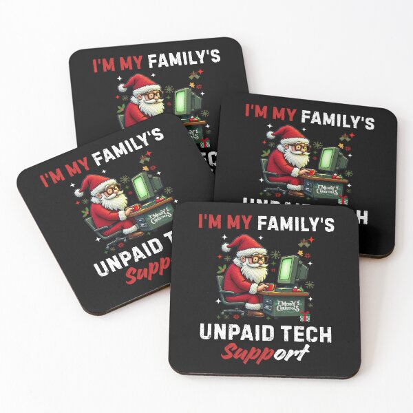 Item preview, Cute I'm My Family's Unpaid Tech Support,Santa Computer Engineer designed and sold by BornBorn.