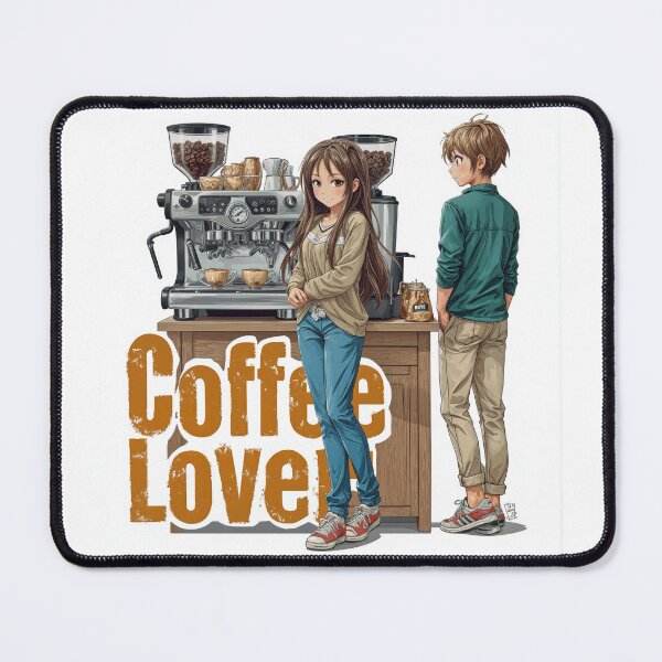 Item preview, Cute Coffee Lover Barista Machine – Adorable Coffee Shop Cartoon Art designed and sold by Grafititee.