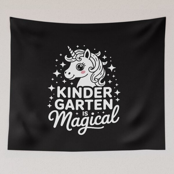 Item preview, Kindergarten Is Magical Unicorn Teacher Babysitter Preschool Men Women designed and sold by ConceptThena.