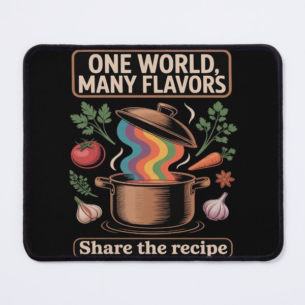 Item preview, One World Many Flavors Cooking Diversity designed and sold by Rotasiin.