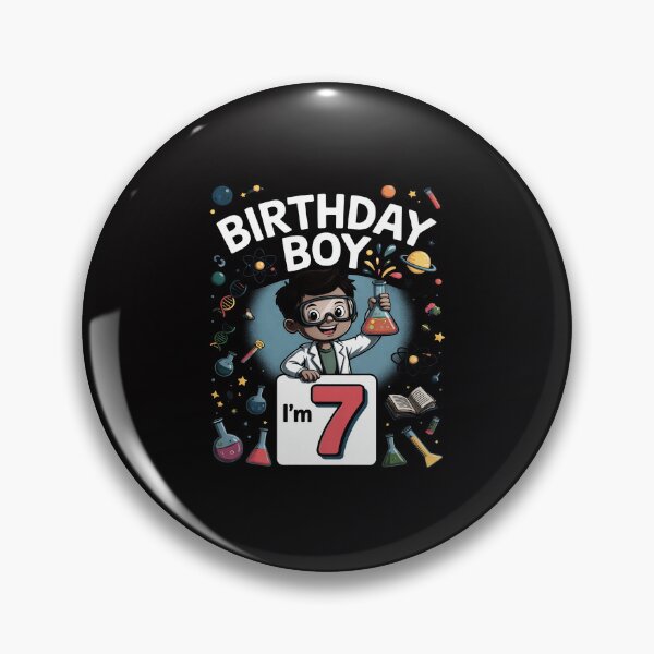 Item preview, Kids Scientist 7th Birthday Boy I'm 7 Years Science experiments designed and sold by ConceptThena.