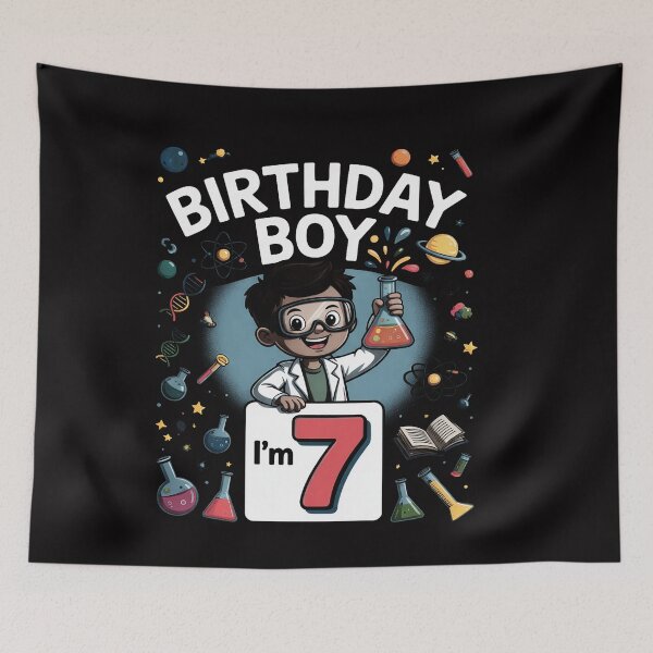 Item preview, Kids Scientist 7th Birthday Boy I'm 7 Years Science experiments designed and sold by ConceptThena.