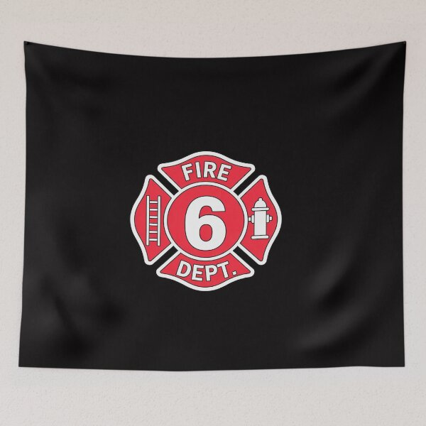 Item preview, Kids Fire Truck 6th Birthday Boy Firefighter 6 Year Old designed and sold by ConceptThena.