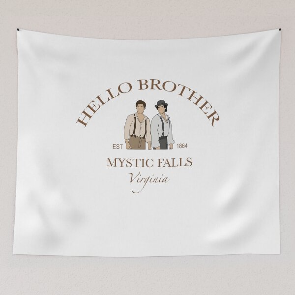 Item preview, Hello Brother Mystic Falls Virginia 1864 Vampire Diaries  designed and sold by SKULLS4INT.