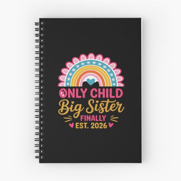 Item preview, Only Child Expires Big Sister Finally 2026 Baby Announcement designed and sold by Rotasiin.