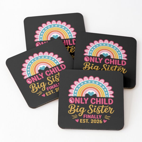 Item preview, Only Child Expires Big Sister Finally 2026 Baby Announcement designed and sold by Rotasiin.