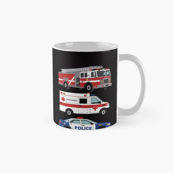 Item preview, Kids Emergency Rescue Vehicle Boy Fire Truck Police Car Ambulance designed and sold by Viepenny.
