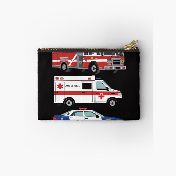 Item preview, Kids Emergency Rescue Vehicle Boy Fire Truck Police Car Ambulance designed and sold by Viepenny.
