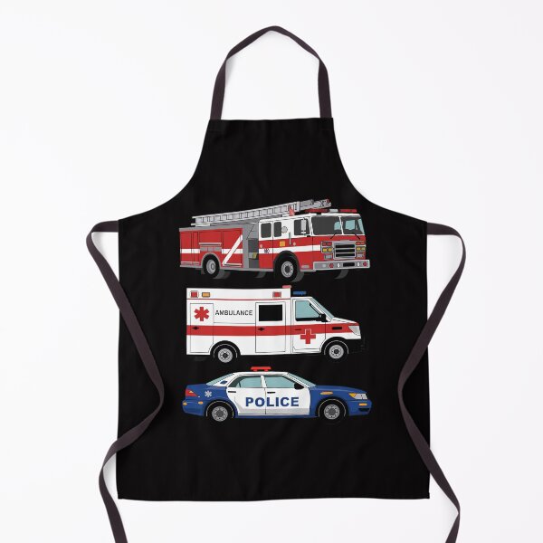 Item preview, Kids Emergency Rescue Vehicle Boy Fire Truck Police Car Ambulance designed and sold by Viepenny.