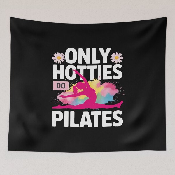 Item preview, Only Hotties Do Pilates Funny Fitness Hot Girl Workout Gym designed and sold by Rotasiin.