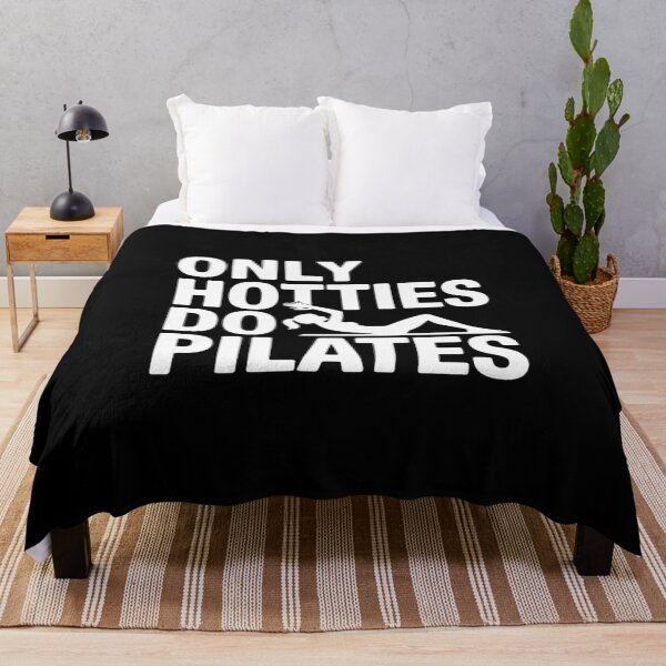 Item preview, Only Hotties Do Pilates Funny Workout Gym Fitness Core Girl designed and sold by LinlinsDemons.