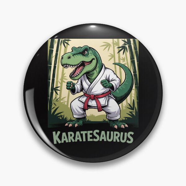 Item preview, Karate Dinosaur Karatesaurus T-Rex Graphic Karatist designed and sold by Viepenny.