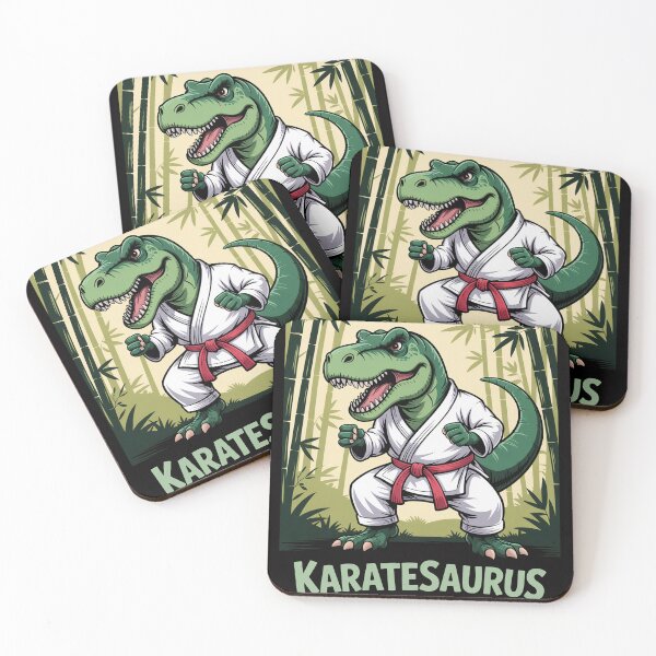 Item preview, Karate Dinosaur Karatesaurus T-Rex Graphic Karatist designed and sold by Viepenny.