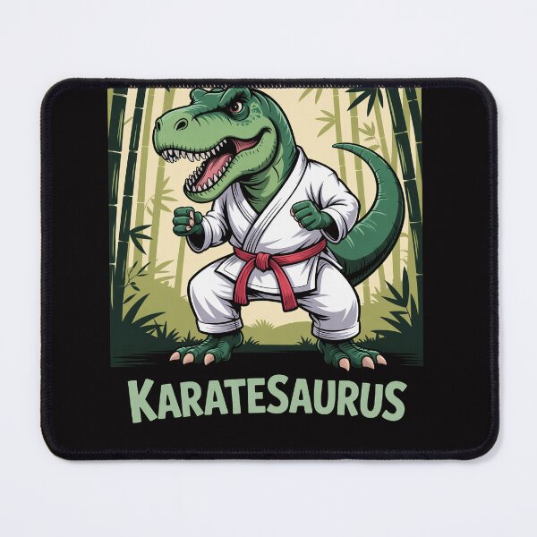 Item preview, Karate Dinosaur Karatesaurus T-Rex Graphic Karatist designed and sold by Viepenny.