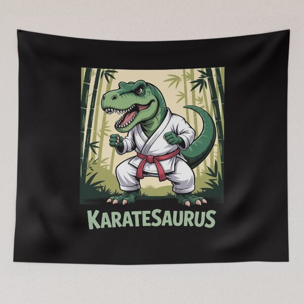 Item preview, Karate Dinosaur Karatesaurus T-Rex Graphic Karatist designed and sold by Viepenny.