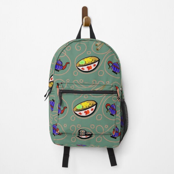 Item preview, Japanese Food Illustration Created by Mother and Child – Cute Sushi, Ramen, Bubble Tea and Teapot Line Art Design designed and sold by House-of-Canvas.