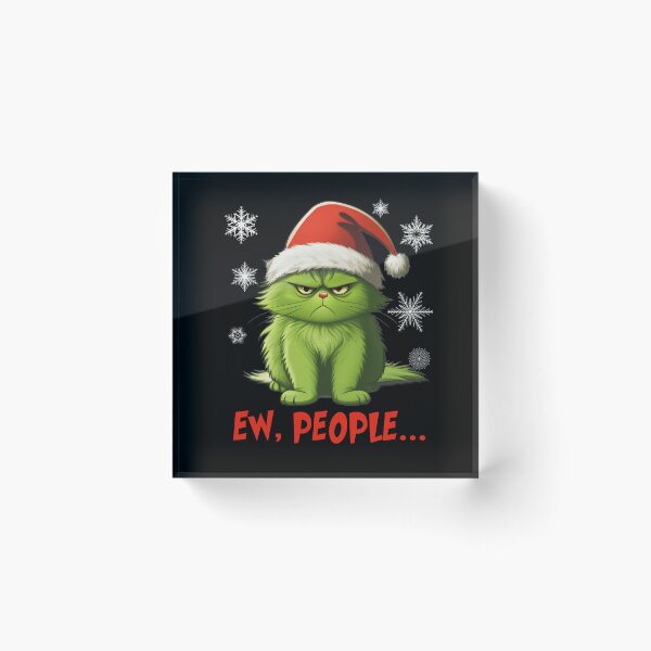 Item preview, Ew people Grinch christmas Funny Grinch Cat Christmas Gifts  designed and sold by Har-vee.