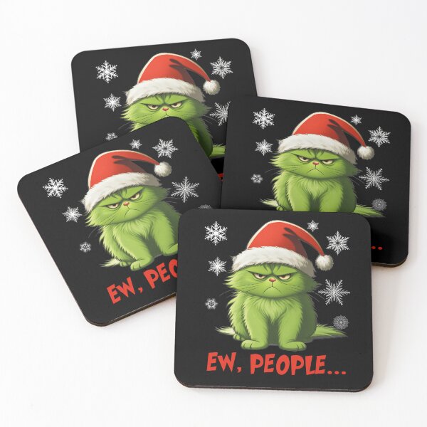 Item preview, Ew people Grinch christmas Funny Grinch Cat Christmas Gifts  designed and sold by Har-vee.