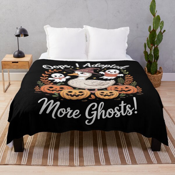 Item preview, Oops I Adopted More Ghosts Mom Funny Goose Halloween Spooky designed and sold by LinlinsDemons.
