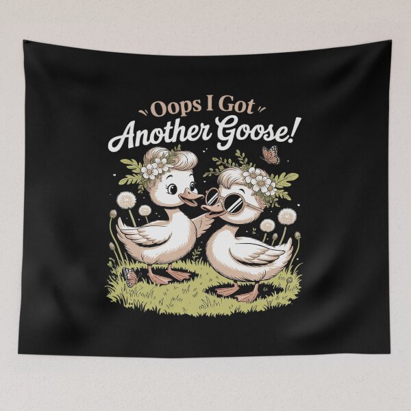 Item preview, Oops I Got Another Goose Funny Retro Goose Funny Farm Animal designed and sold by LinlinsDemons.
