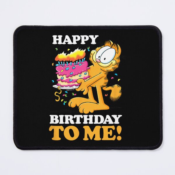Item preview, Garfield Birthday Cake Fun – Cute Celebration Cartoon Illustration designed and sold by BaileJavo.