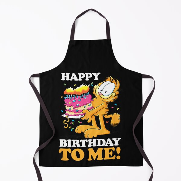 Item preview, Garfield Birthday Cake Fun – Cute Celebration Cartoon Illustration designed and sold by BaileJavo.
