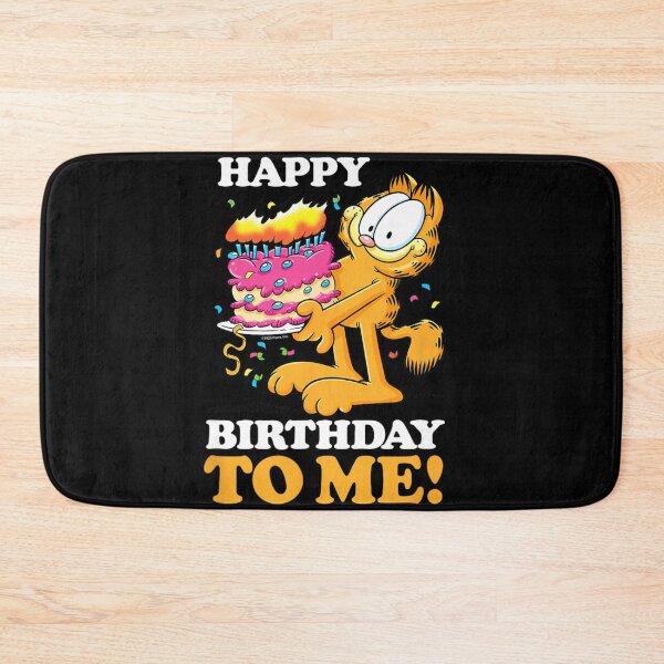 Item preview, Garfield Birthday Cake Fun – Cute Celebration Cartoon Illustration designed and sold by BaileJavo.