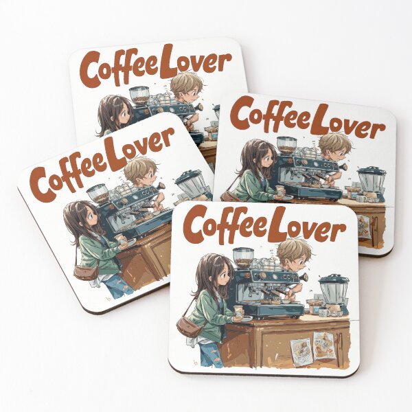 Item preview, Cute Coffee Lover Barista Machine – Adorable Coffee Shop Cartoon Art designed and sold by Grafititee.