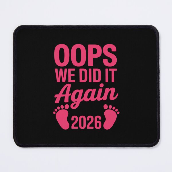 Item preview, Oops We Did It Again 2026 Pregnancy Announcement Mom Dad designed and sold by LinlinsDemons.