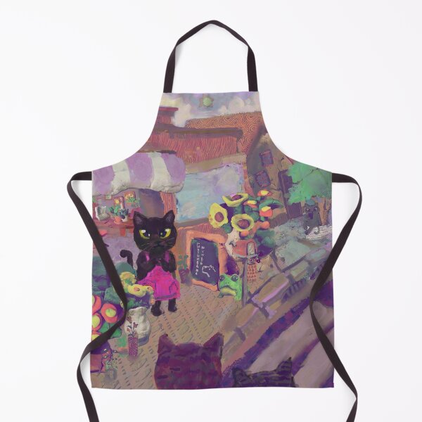 Item preview, A kitten is following her dream of opening a flower shop and is already receiving her first customers. designed and sold by guilhernunes.