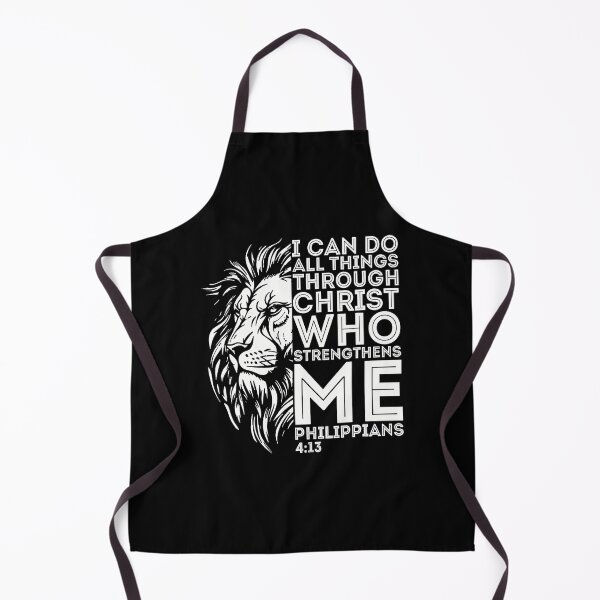 Item preview, Christian I Can Do All Things Through Christ Lion Faith Gift designed and sold by BeverlyBrenda.