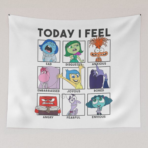 Item preview, Today I Feel Vintage Mood Panels Emotions Cartoon designed and sold by Marga1994.