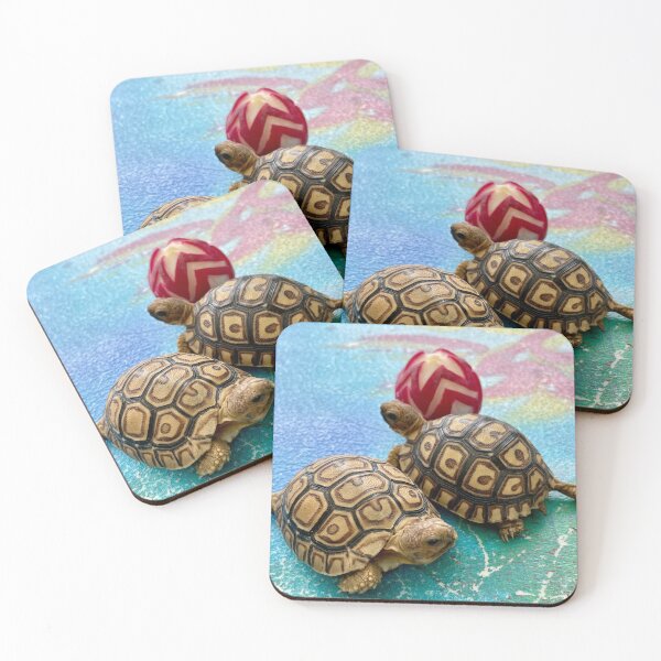 Item preview, Baby Tortoises with a Red Radish designed and sold by TrisaThyme.