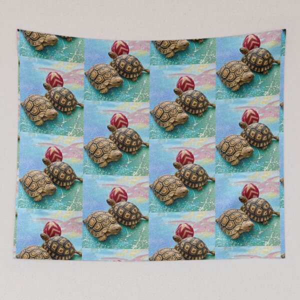 Item preview, Baby Tortoises with a Red Radish designed and sold by TrisaThyme.
