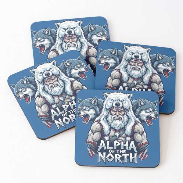 Item preview, Alpha of the North Viking Warrior Wolves Norse Mythology Fantasy Gift designed and sold by AOG-DESIGNS.