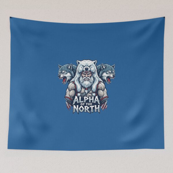 Item preview, Alpha of the North Viking Warrior Wolves Norse Mythology Fantasy Gift designed and sold by AOG-DESIGNS.