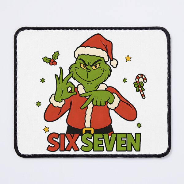 Item preview, Grinch Humor Christmas Gen Z Gen Alpha Slang 67 Meme Humor 6-7 Funny Six Seven designed and sold by Har-vee.